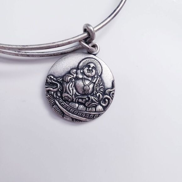 Alex and Ani Buddha Charm Bangle Braclet - Picture 2 of 4